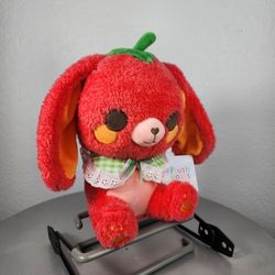 11" Plush Goals Red Cherrie The Tomato Bunny Sitting Plush