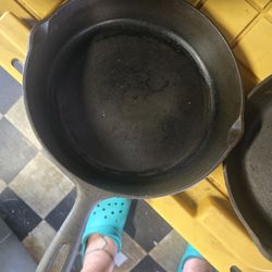 2 Cast Iron Skillets 25 Each