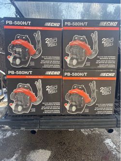 Brand new Echo PB-580H/T216 MPH 517 CFM 58.2cc Gas 2-Stroke Backpack Leaf Blower with Tube Throttle