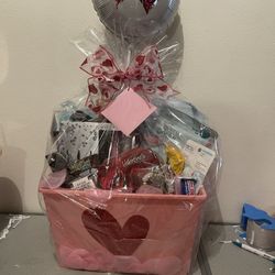 Valentine’s Gift Bakers For Her W/ Good Items 