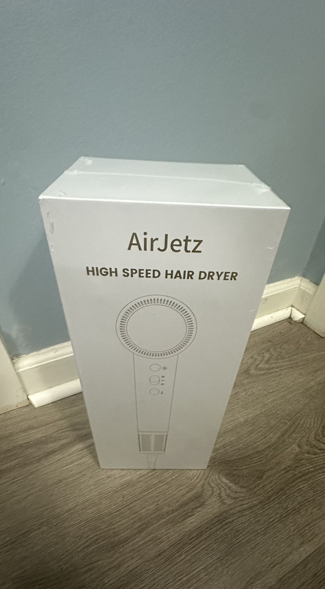 NEW,unopened Professional Hair Dryer, 110,000 RPM, 4 Temperature Settings, Magnetic Nozzle, Low Noise, Ionic Technology