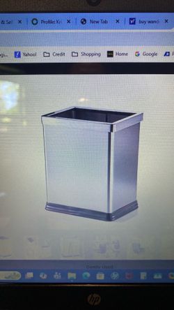 Small waste basket- Stainless Steel