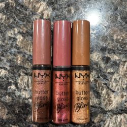 NEW NYX PROFESSIONAL BUTTER GLOSS BLING NON STICKY $4 Each!!!