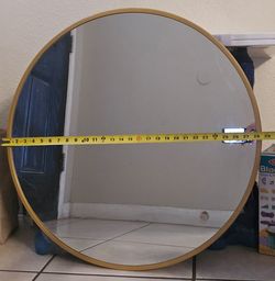 New 28" 1/2 Round mirror