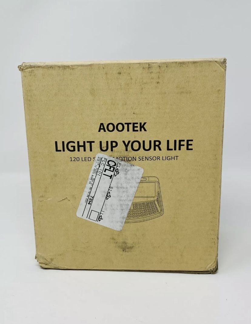 Aootek New solar lights 120 Leds with lights reflector,270° Wide Angle