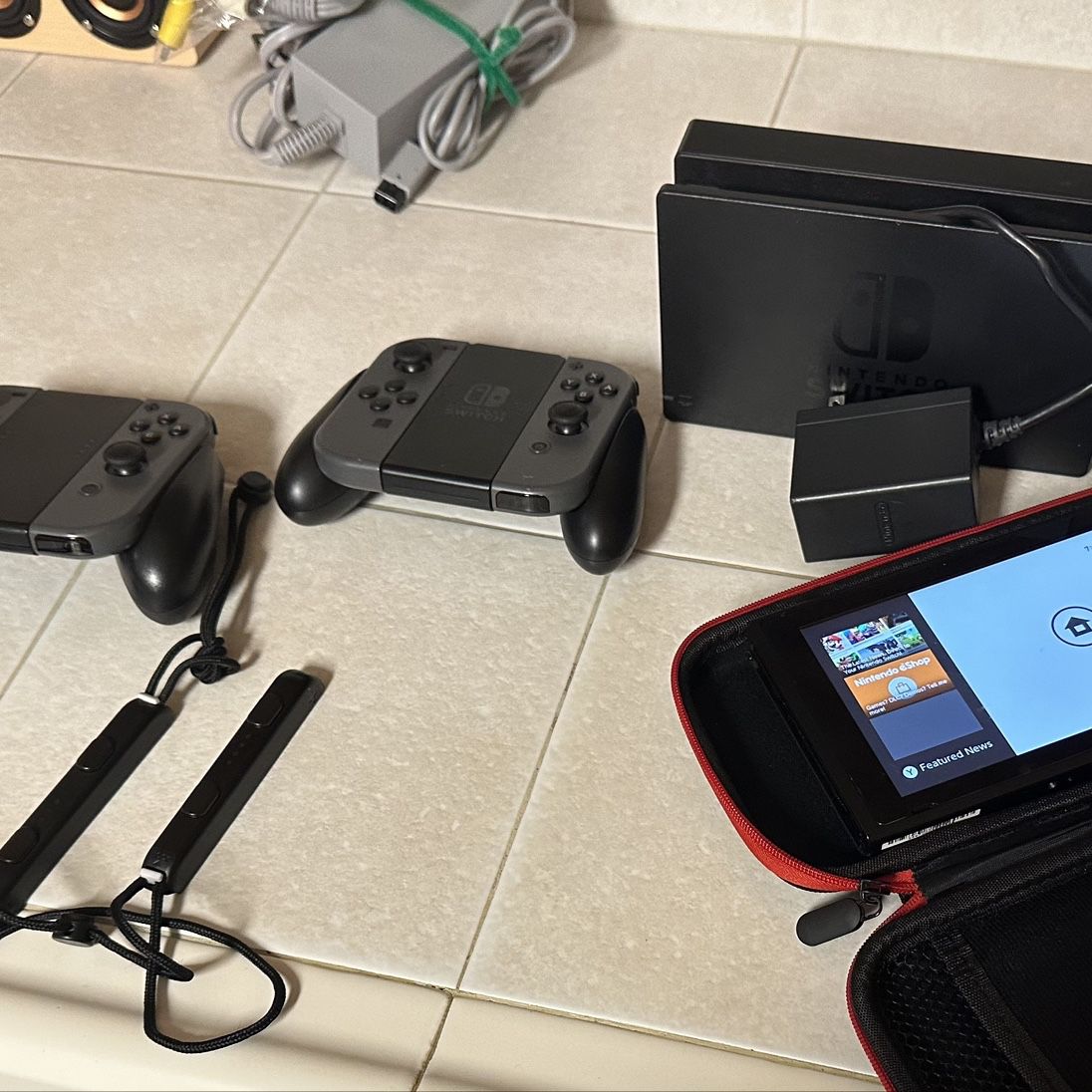 Nintendo Switch With Controllers 