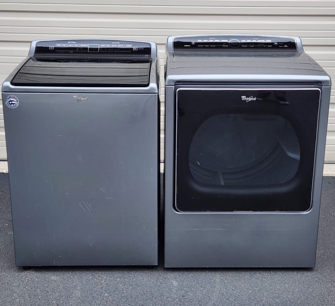 Whirlpool  Cabrio XL Capacity 5.0 cuft washer and 7.4 cuft Electric Dryer. Works Perfect. 30 Days warranty