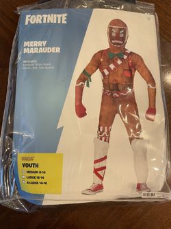 FORTNITE Costume Youth 8-10 Merry Marauder