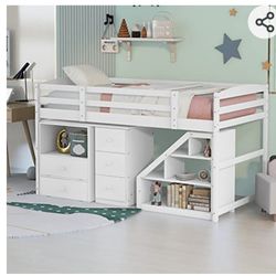 Litera con escritorio