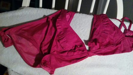Hot pink bikini