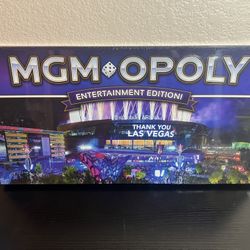 MGM*OPOLY Entertainment Edition Brand New Sealed!!! MGM Monopoly Board Game!