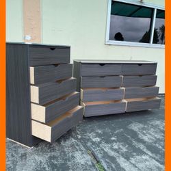 Dresser set / Five and eight drawers dresser