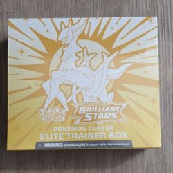 Lot of Two (2) Brilliant Stars Pokemon Center Elite Trainer Boxes ETBs