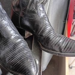 Exotic Cowboy Boots Size 9.5