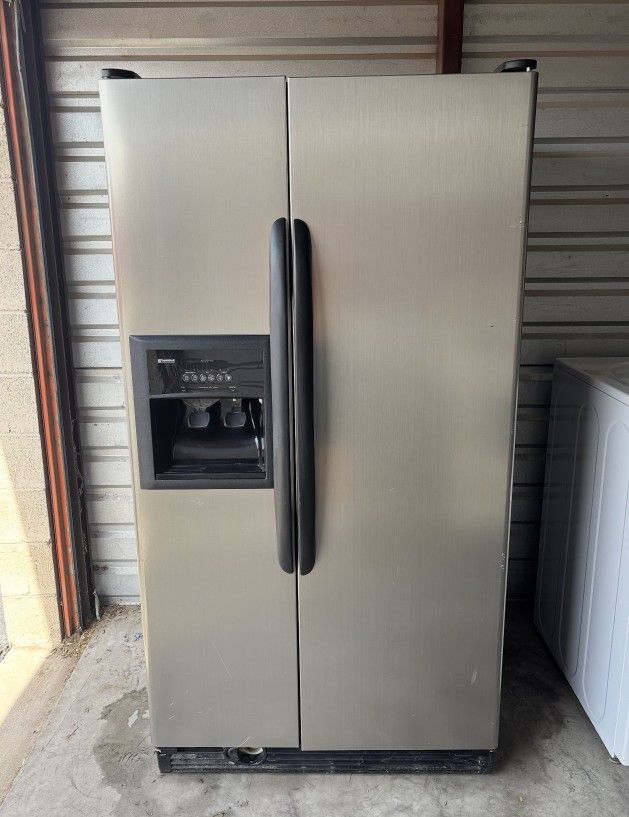 Kenmore Stainless Steel Refrigerator And Freezer
