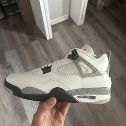 Jordan White Cement 4’s