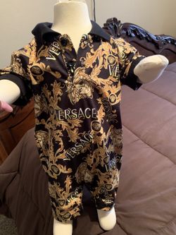 Besutiful Toddler Versace Onesie 