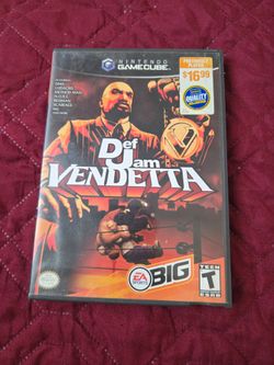 Nintendo Gamecube Def Jam Vendetta video game