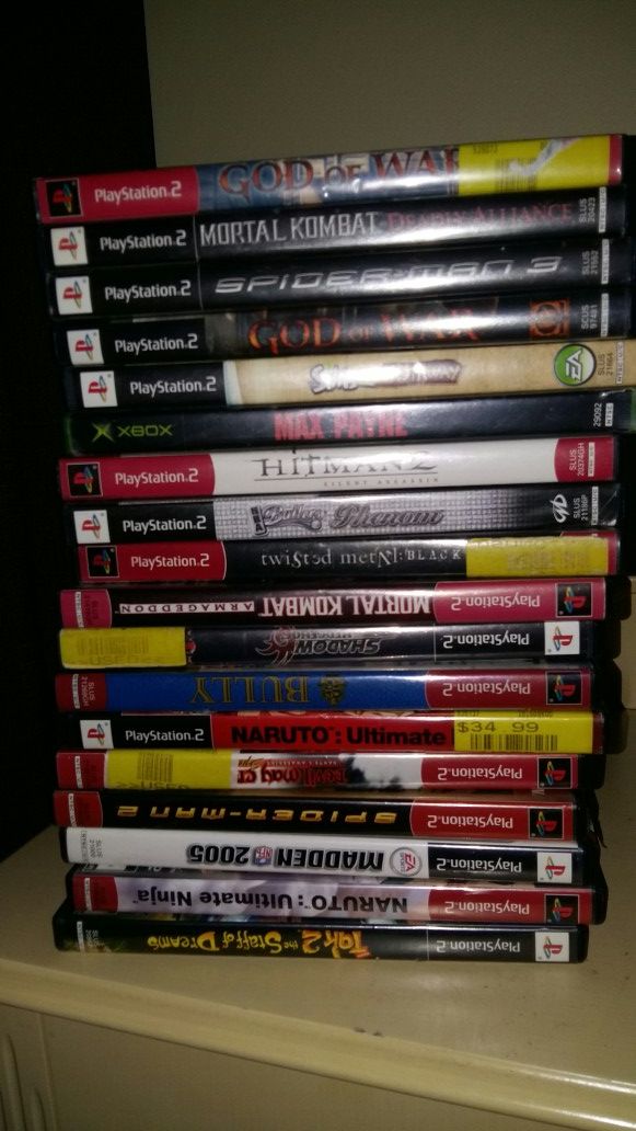 (18) Top ps2 games for s@le