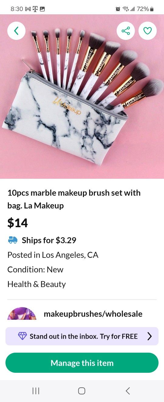 Makeup brush wholesale North Hollywood
