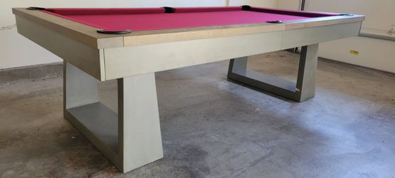 8ft Pool Table free delivery slate