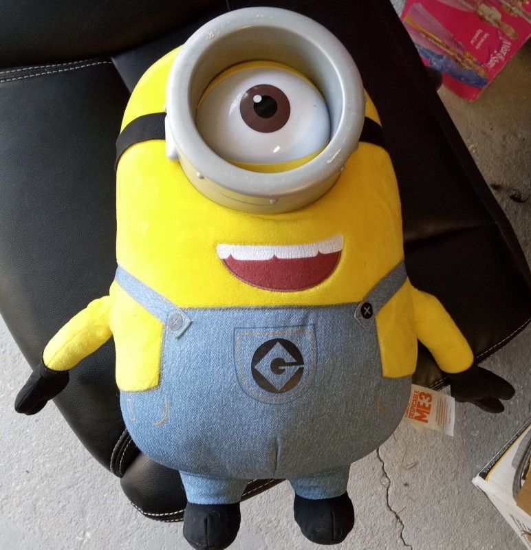 Large light up talking Minion plush