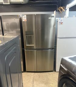 FRIGIDAIRE GALLERY COUNTER DEPTH FOUR DOOR STAINLESS STEEL REFRIGERATOR 😍