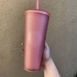 Venti Starbucks 2022 Valentine's Soft Touch Studded Tumbler