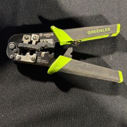 Green Lee Crimp Tool For Rg11-rg45