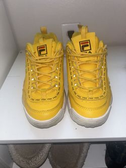 Yellow FILA Shoes
