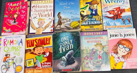 $5 for 10 Books - Everything together for $5 Age category 8 - 15 Used but in good condition