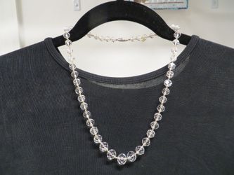 Vintage Czechoslovakian Glass Beaded Necklace