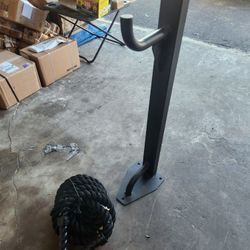Battle Rope And Stand 