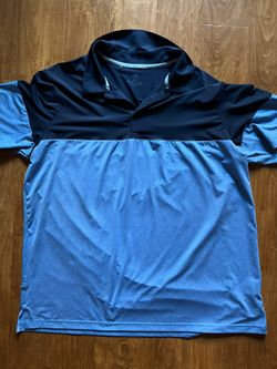 Adidas XL Golf Shirt. Navy/Blue