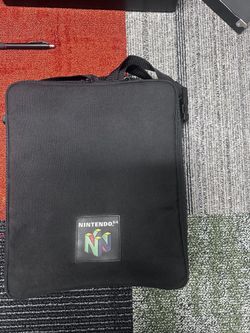 1997 Official OEM Nintendo 64 N64 Padded Carry Case Messenger Bag w/ Strap