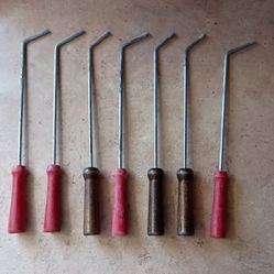 7 Vintage Rosette Iron Handles