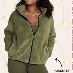 Teddy Full Zipper Jacket