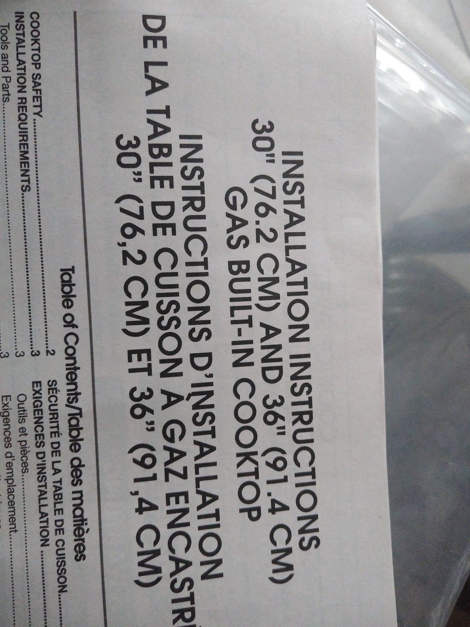 Kitchen Aid gas cook top