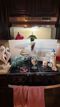Ocean decor restroom bundle