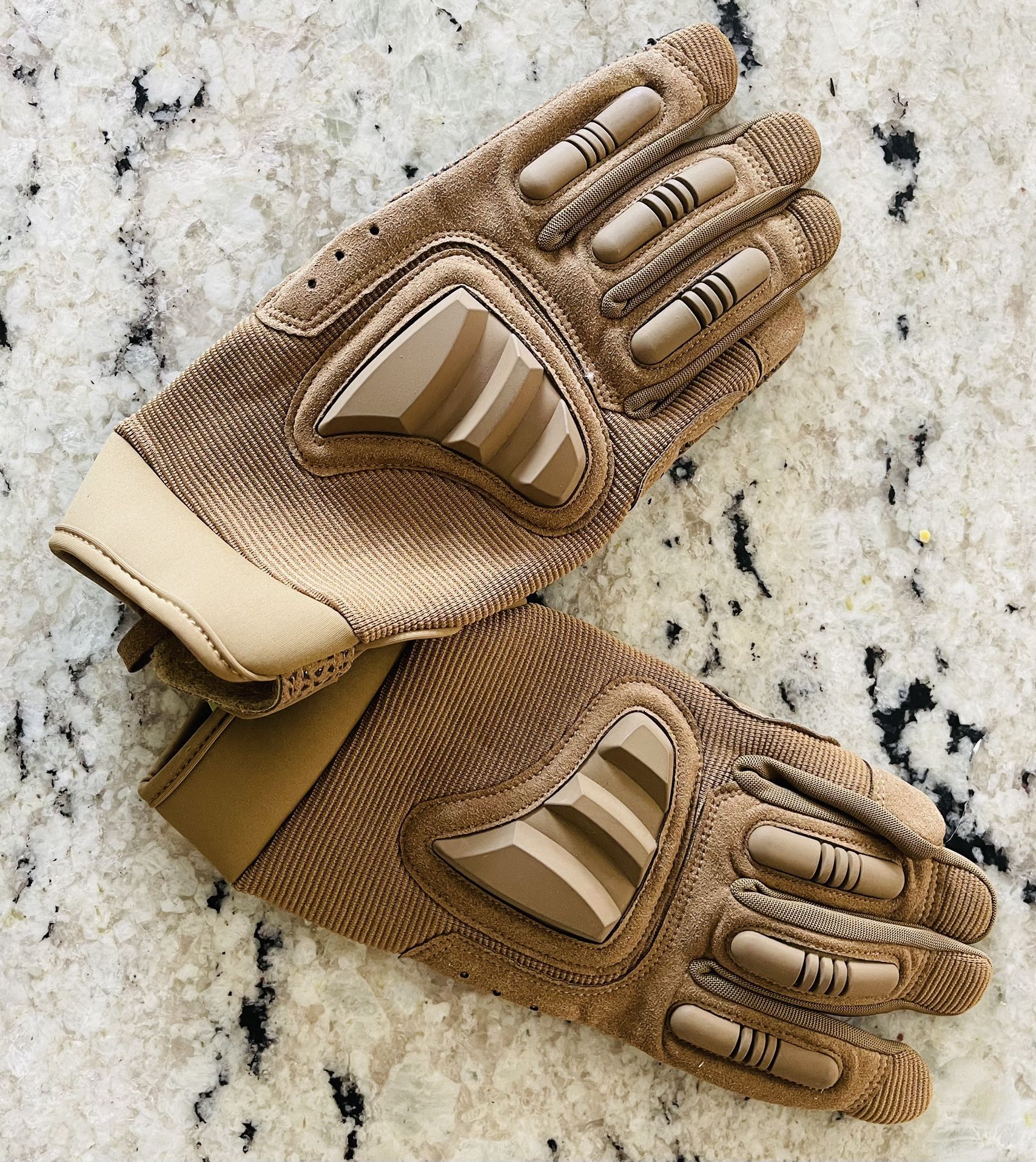 Gloves - RFB Ready For Battle Glove with Finger Guards, Coyote Tan / Large