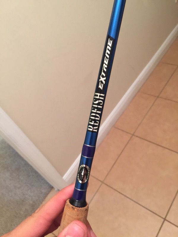 Offshore angler redfish extreme spinning rod, used twice. Basically brand  new for Sale in Boca Raton, FL - OfferUp