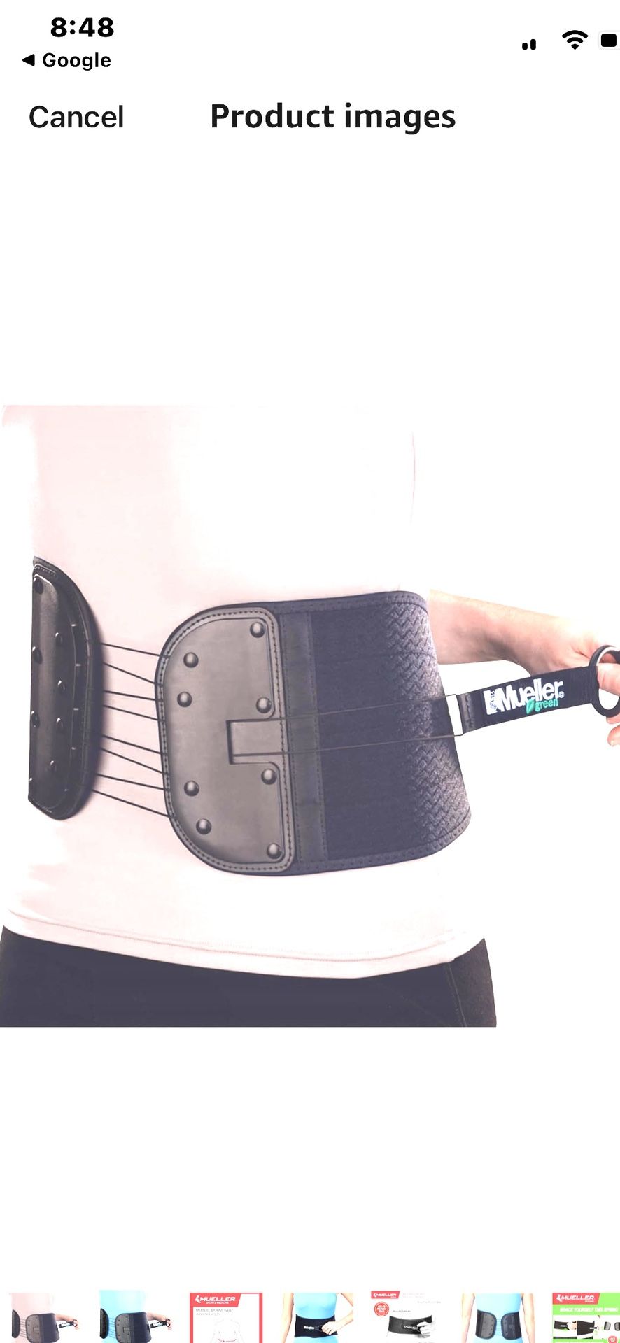 Mueller Adjustable Back Belt