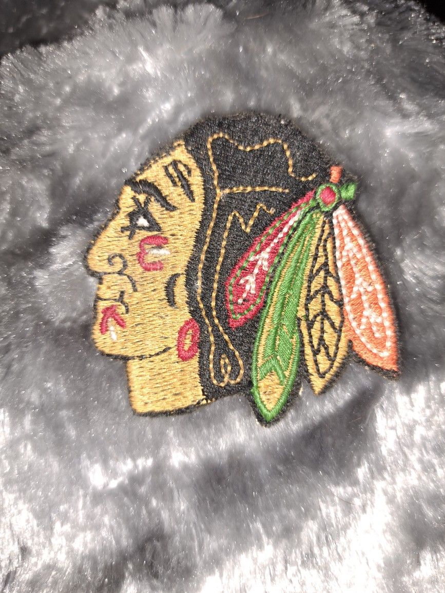 1950's Never Used Indian Logo Chicago Black Hawks NHL
