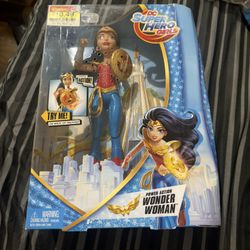 New DC Super Hero Girls Power Action Wonder Woman Doll 12" - New In Box