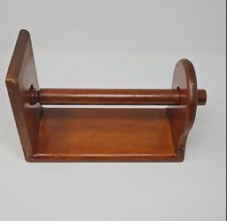 Handmade Wood Paper Towel Holder