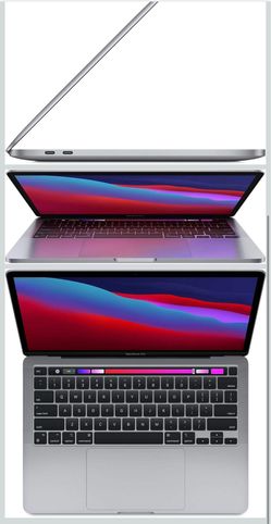 MacBook Pro de 13.3 pulgadas con pantalla Retina, adaptador de corriente 61W USB tipo C, cable de carga USB tipo C (6.6 pies / 2 m.). Apple Chip M1 co