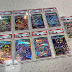 Terastal Festival/Prismatic Evolutions Sequential PSA 10 Set 