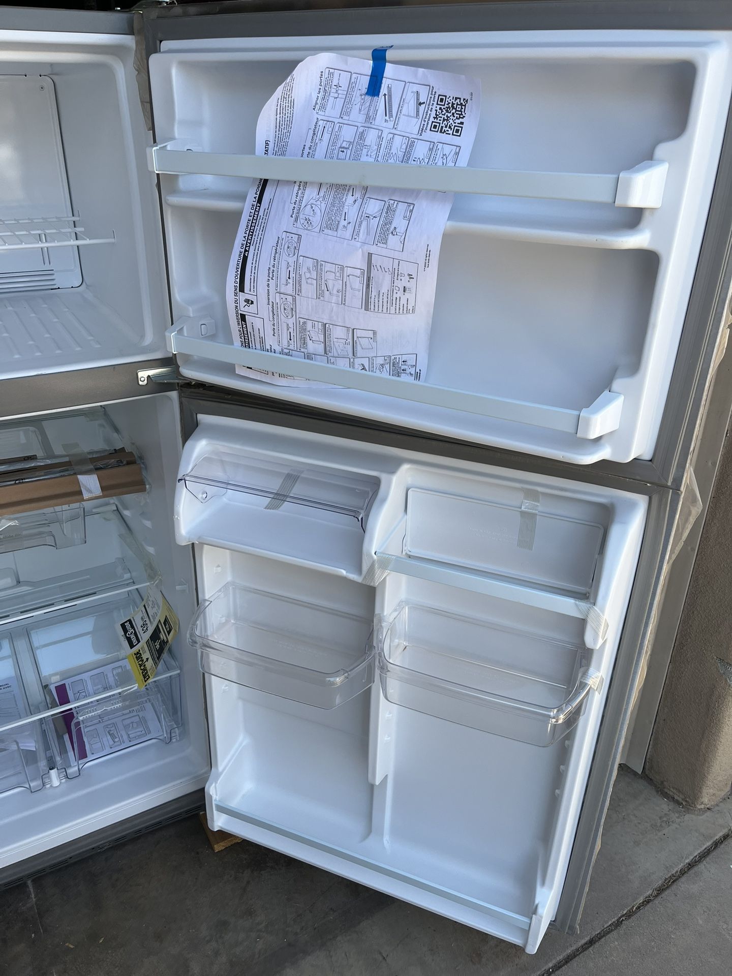 33inch Stainless Steel Whirlpool Fridge