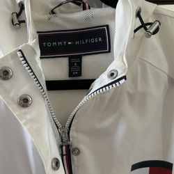 TOMMY HILFIGER WHITE JACKET SZ S 