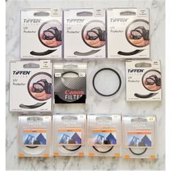 Camera Photography UV Protector Lens Filter, Hoya, Canon, Tiffen - Several Sizes Available